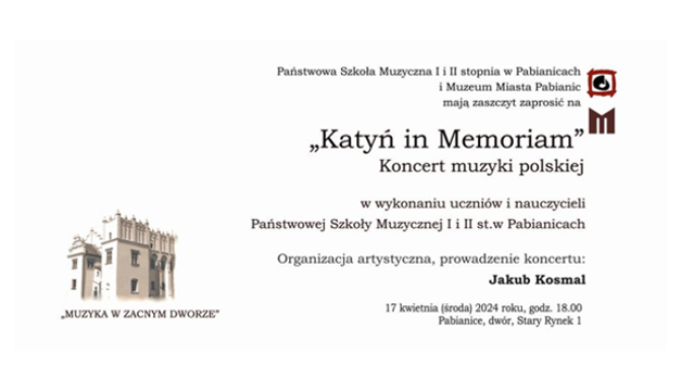 Koncert “Katyń in Memoriam”